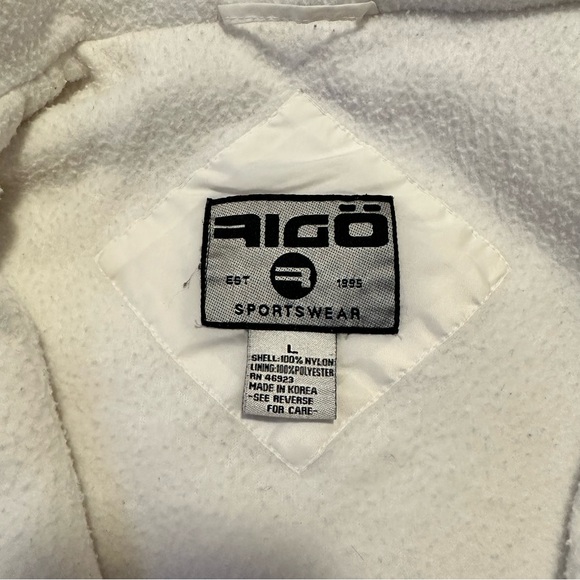 Vintage Figo Sportswear Oversized White Jacket - Picture 5 of 5
